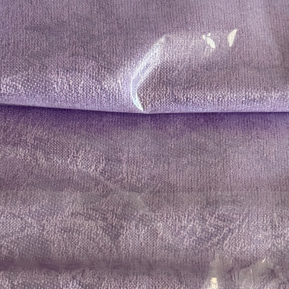 Pair of Cashmere and Silk Pashminas. Teal Blue and Lavender Purple. New in bag. - Picture 4 of 11